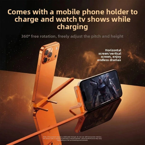 240w USB-C Cable with Collapsible Detachable Phone Stand